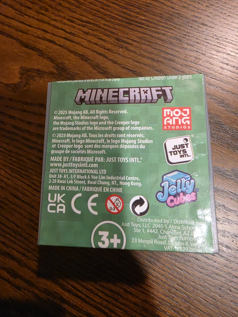 Minecraft Jelly Cube Squishy Green